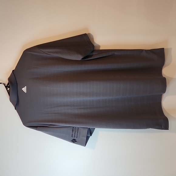 Adidas Golf Polo Shirt 1/4 Button Men's Size Large Gray NEW NWT SPONSORED - Picture 9 of 11